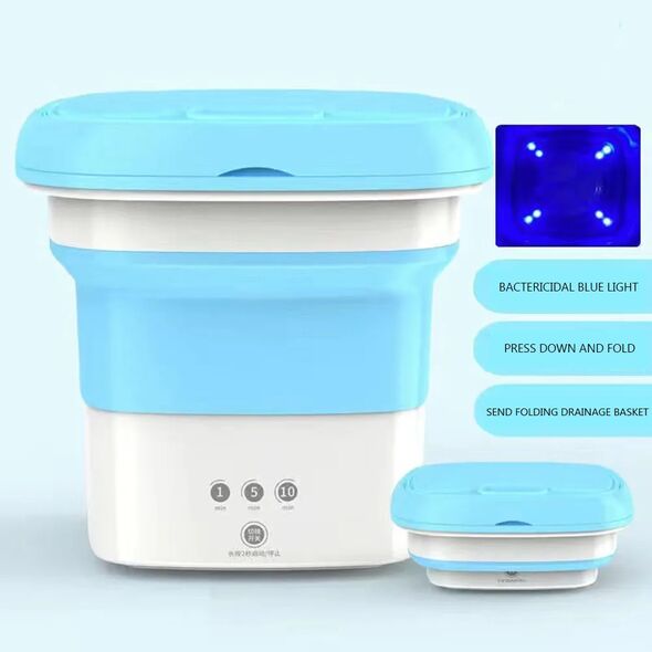 الغسالة الصغيرة المحمولة قابلة للطي