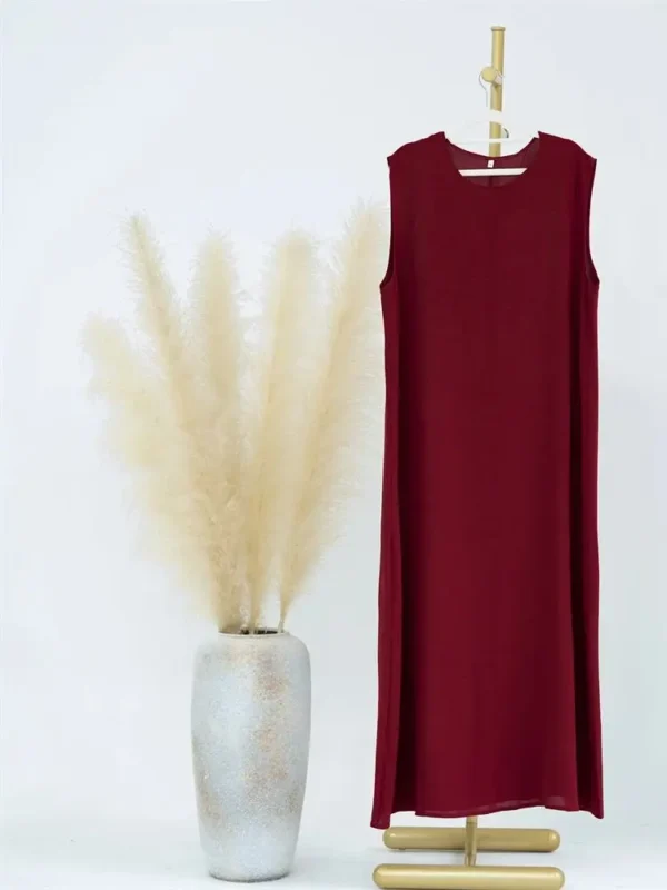 Robe longue sans manche