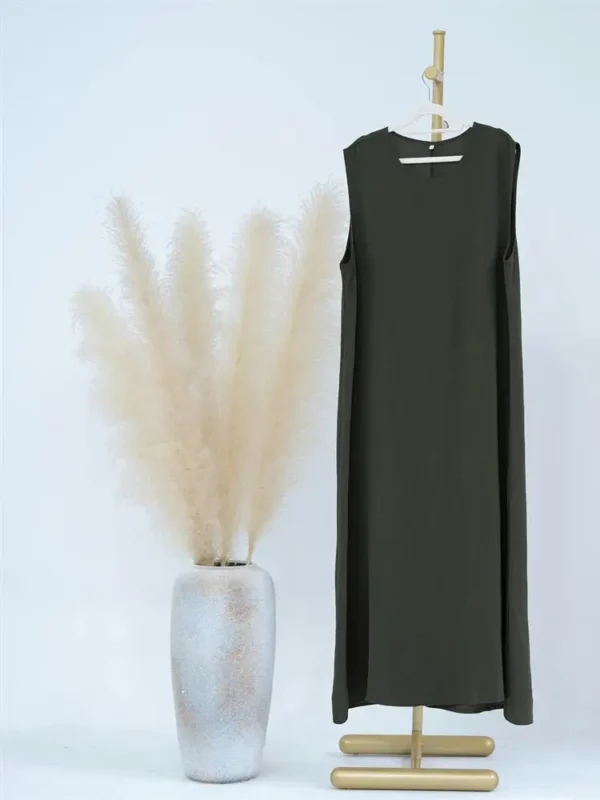 Robe longue sans manche