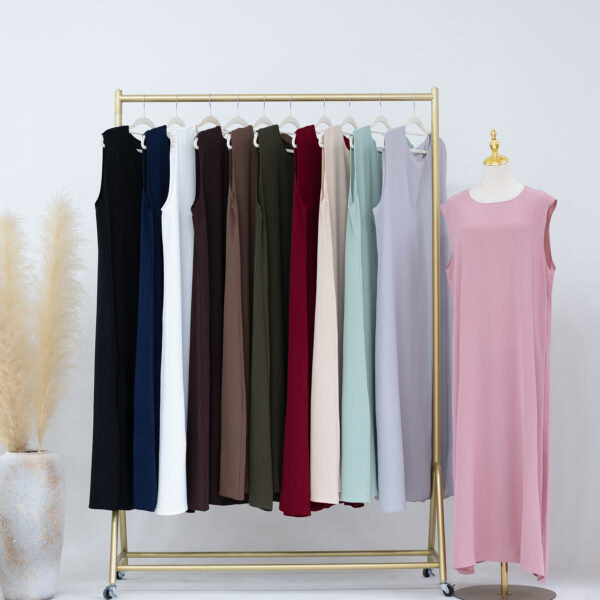 Robe longue sans manche